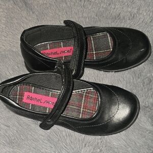 Rachel Shoes Black Kids Mary Jane Dress Shoes